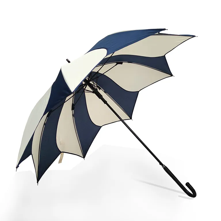 Magnolia Flower Hook Handle Umbrella، الصورة 1