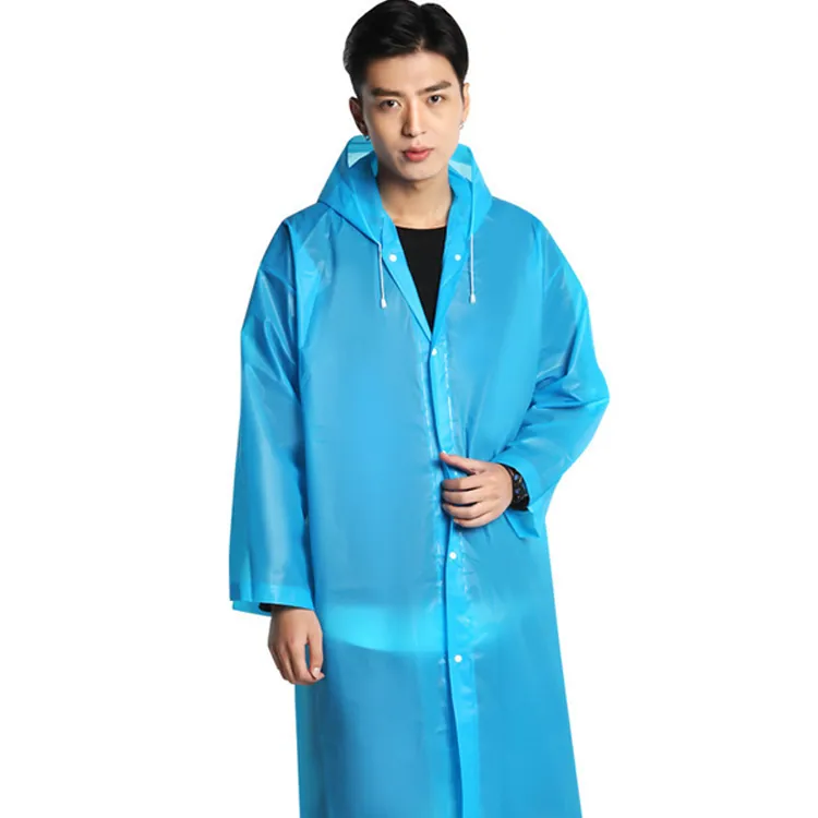 EVA fashionable environmental protection raincoat non-disposable raincoat travel outdoor lightweight raincoat raincoat wholesale، صورة تفصيلية 4