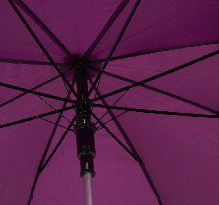 Shaoxing Factory Wholesale Good Quality Aluminum Shaft 8 Ribs Stick Umbrellas with J handle, detail 4