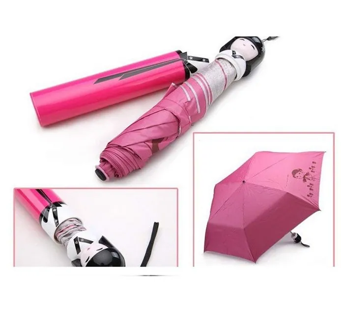 Best Selling Promotional Rainproof Advertising Manual open 3 Folding Umbrella with Logo prints, image 1