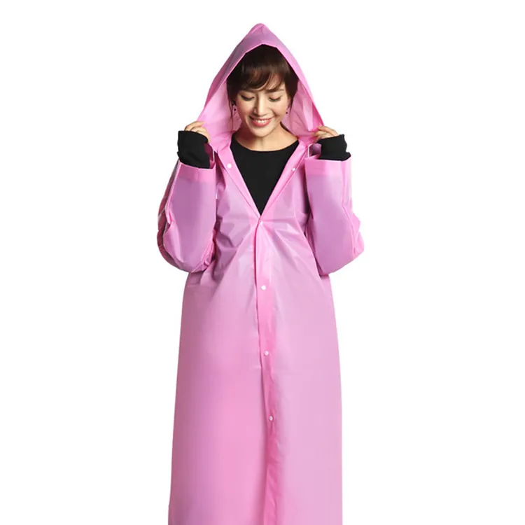 EVA fashionable environmental protection raincoat non-disposable raincoat travel outdoor lightweight raincoat raincoat wholesale، صورة تفصيلية 2