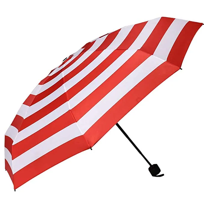 Promotional 3 folding umbrella manual open lightweight portable fold umbrella، الصورة 1