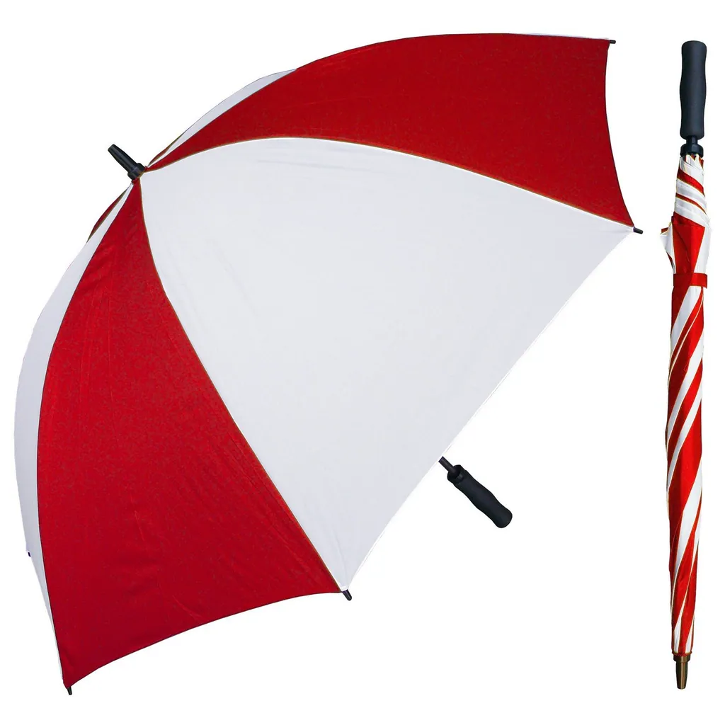 30 inch manual open high quality windproof fiberglass EVA golf handle umbrella, detail 2