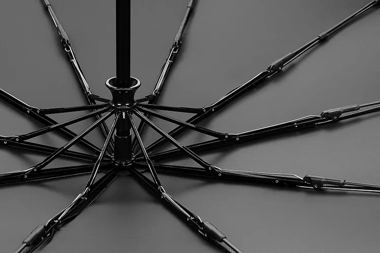 10K * automatic High Quality Windproof Metal Frame Man Umbrella With Case, detail 4