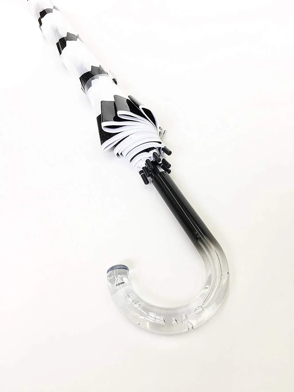 Wholesale High End POE 19 Inch 8 Ribs Clear Auto Open Stick Bubble Umbrella, detail 4