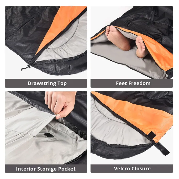 Wholesale Portable 170T Polyester Sleeping Bag، صورة تفصيلية 3