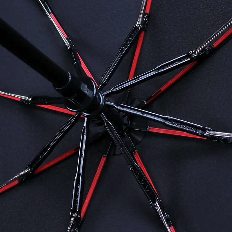 New Items from Shaoxing Factory 3 Fold Colored Windproof Frame Compact Business Umbrella with Tire Pattern Handle, detail 2