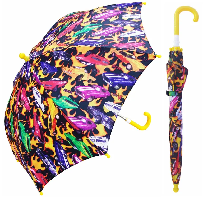 Cartoon Design Colorful Print Wholesales Promotion Kids Umbrella, image 1