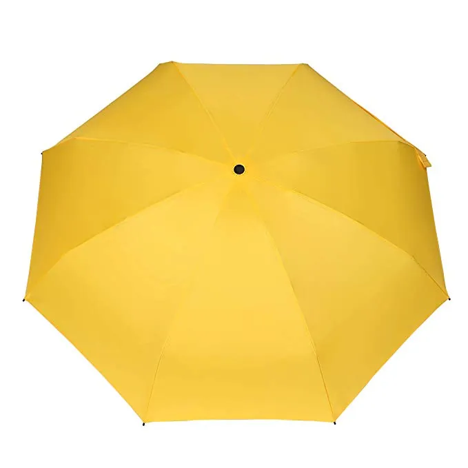 Custom pongee fabric manual 3 fold umbrella promotional rain umbrella, detail 2