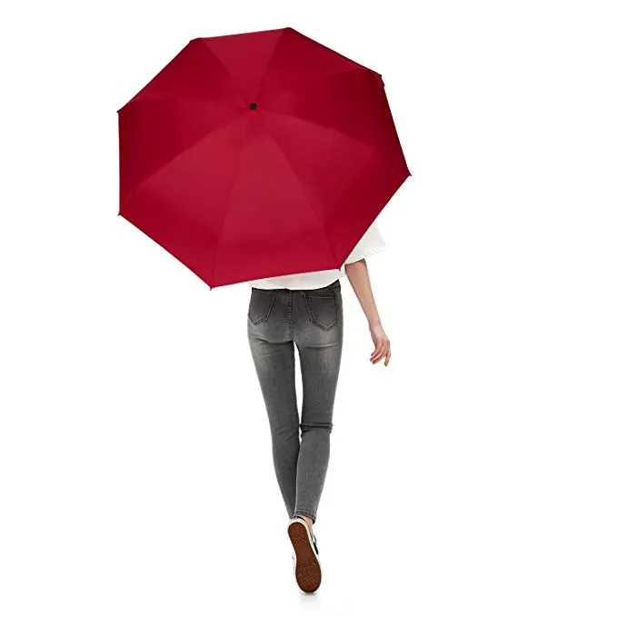 Wholesale Amazon choice manual open 95cm 8 ribs mini folding umbrella for travel, detail 3