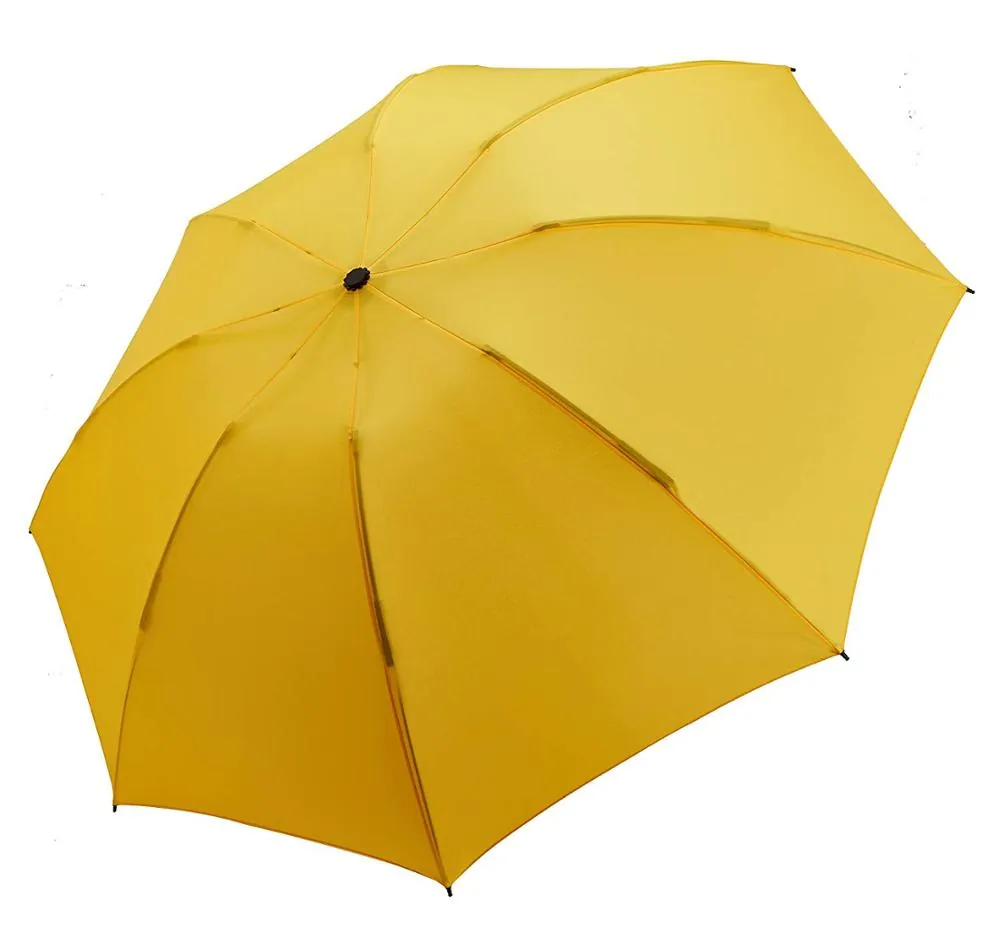 New invention yellow windproof 23‘’8k auto open close inverted 3 folding umbrella, detail 4