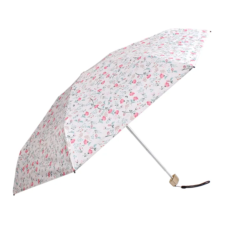 Gift Items for Ladies Sun Floral 5 folds Mini Umbrella with Bag, image 1