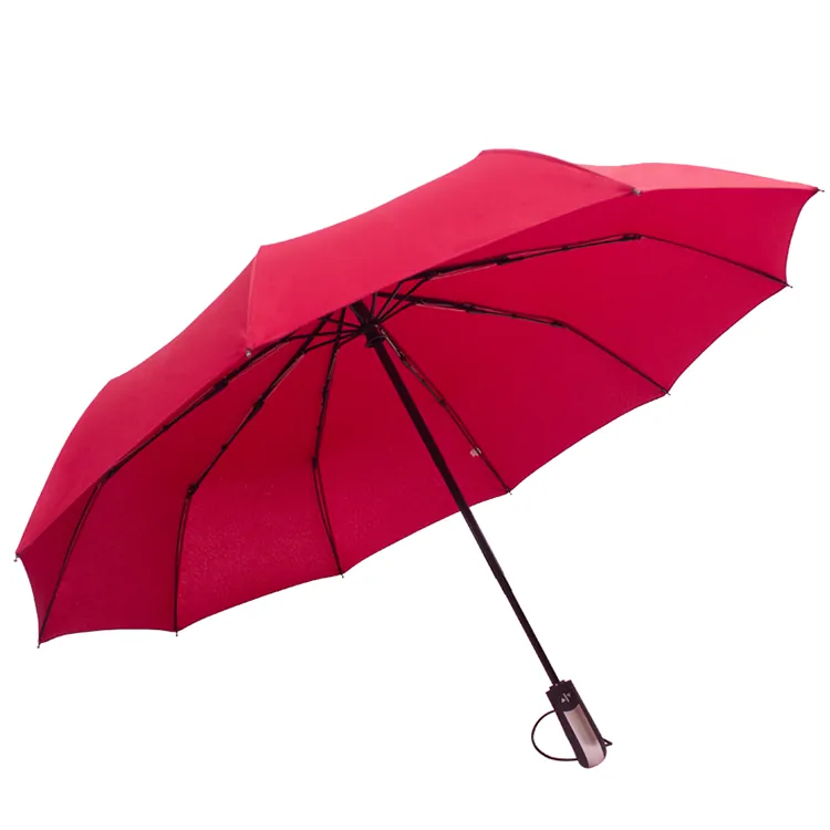 Auto open and closed man fiberglass frame windproof gift umbrella, image 1