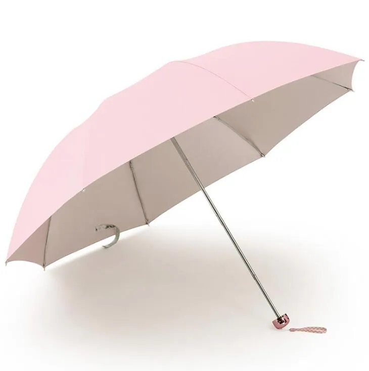 21 inch * 8k silver opening manual liner waterproof promotional folding umbrella, detail 2