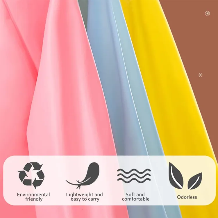 Kids Rain Jacket Thick Poncho Waterproof for Kids، صورة تفصيلية 2