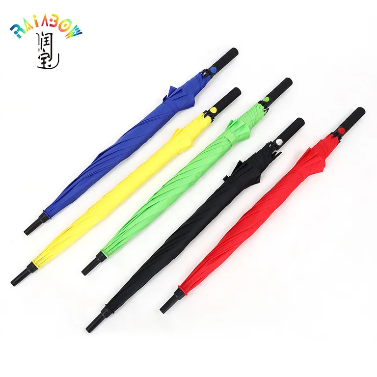 Wholesale Straight auto umbrella Logo Printed 8rib windproof straight umbrella، صورة تفصيلية 2