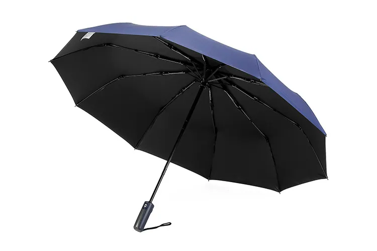 10K * automatic High Quality Windproof Metal Frame Man Umbrella With Case, detail 3