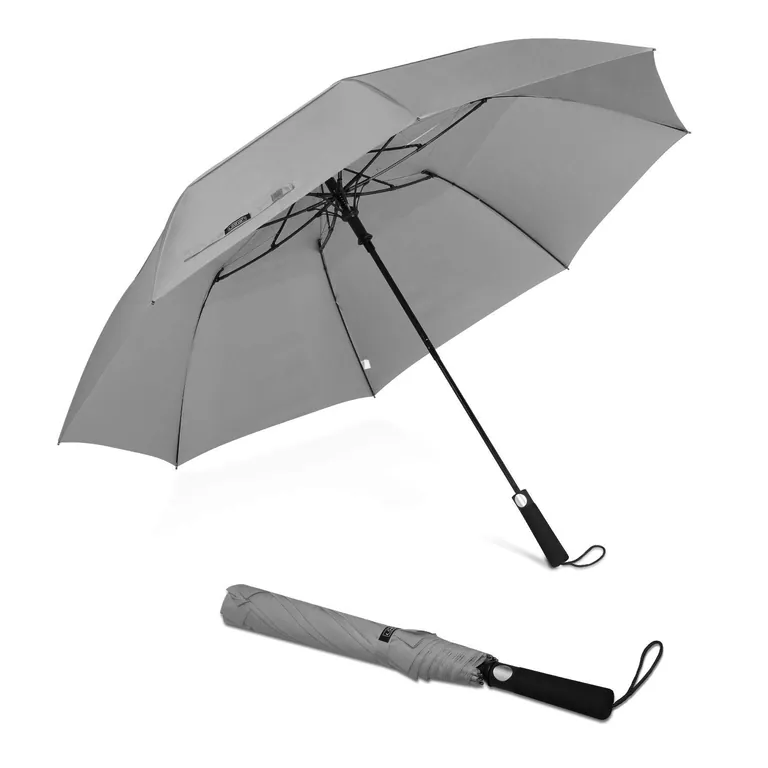 High Quality Double Canopy Windproof 2 Fold Umbrella For Mens Umbrella,第 1 张图片