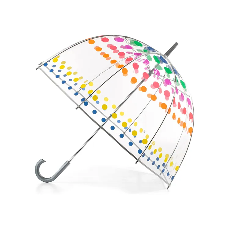 Material POE Umbrella Clear Pure Umbrella for Outdoor، الصورة 1