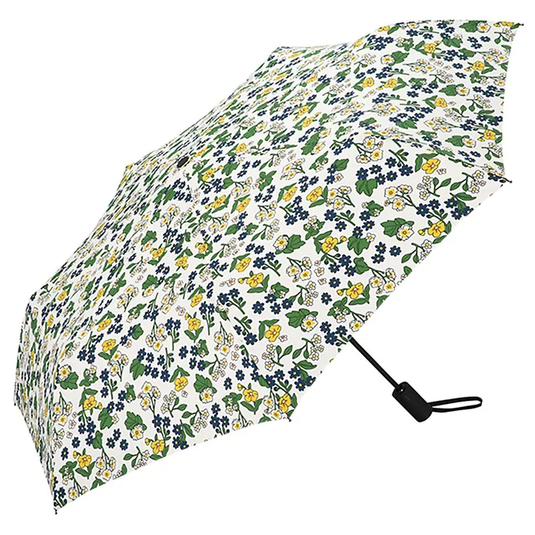 21Inch *8K Flower Colorful All Panels Windproof Frame Full Open Style Umbrella, image 1