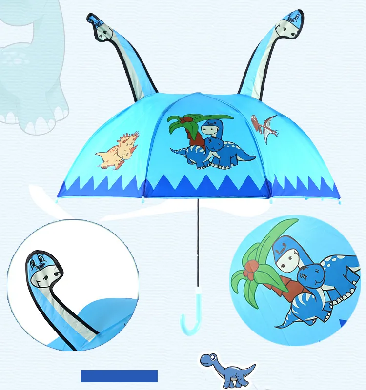 Popular Custom cartoon dinosaur Print umbrella, detalle 2