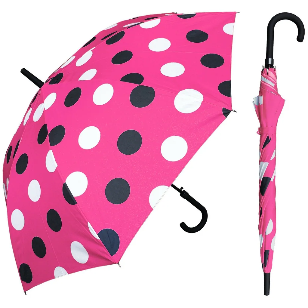 Round Points Print Advertising Promotion Straight Umbrella, detail 3