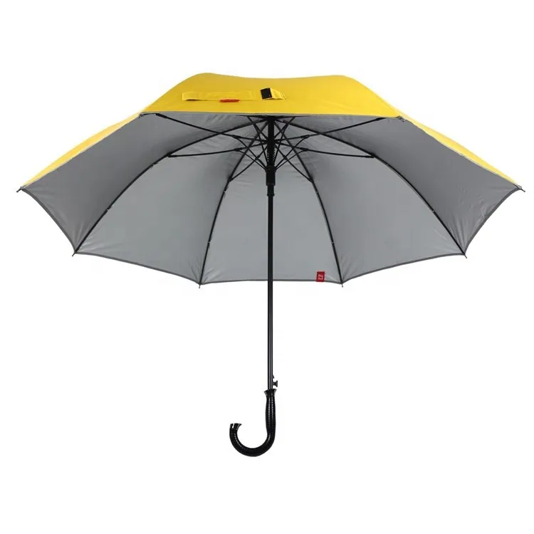 Sunproof Silver Coating Inside Advertising Logo Umbrella With Carry Bag, detail 3