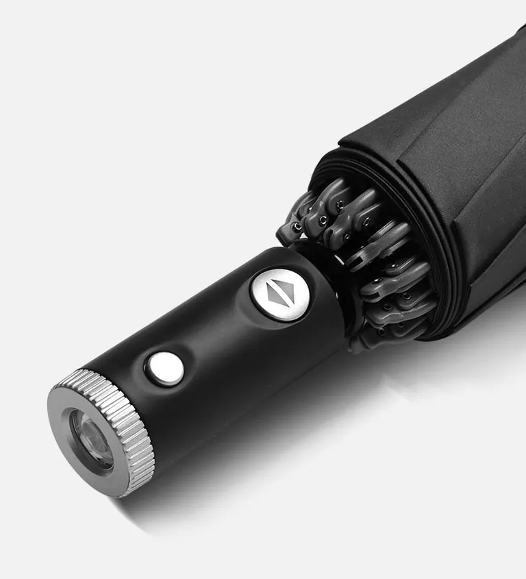 Lotus 2022 Inverted Reverse 3 Fold Automatic Umbrella With LED Light,细节图 4