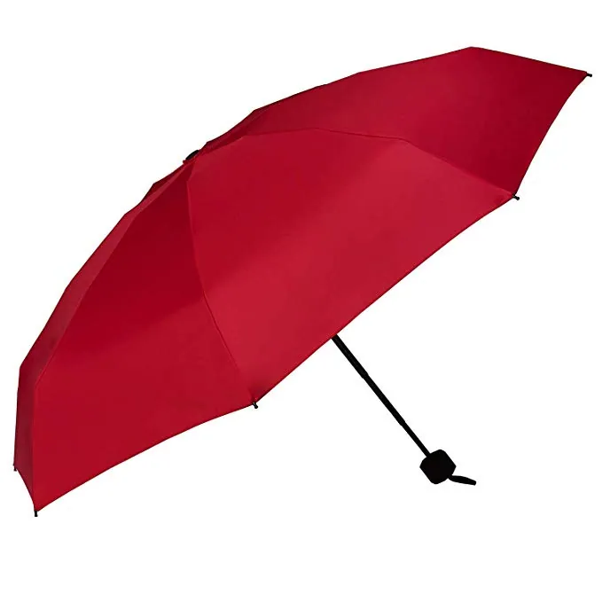 Wholesale Amazon choice manual open 95cm 8 ribs mini folding umbrella for travel, image 1