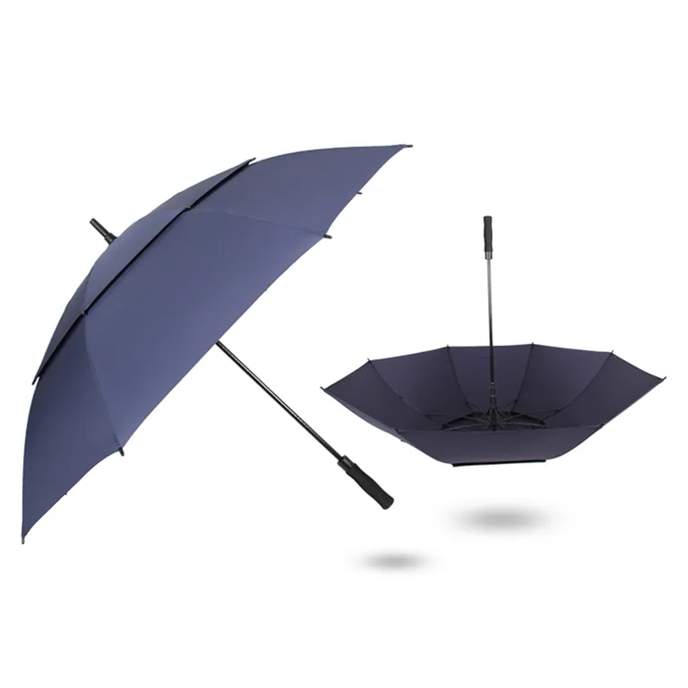 750cm * 8k Double Layer Canopy Vent Windproof Fiberglass Frame Golf Umbrella, detail 8