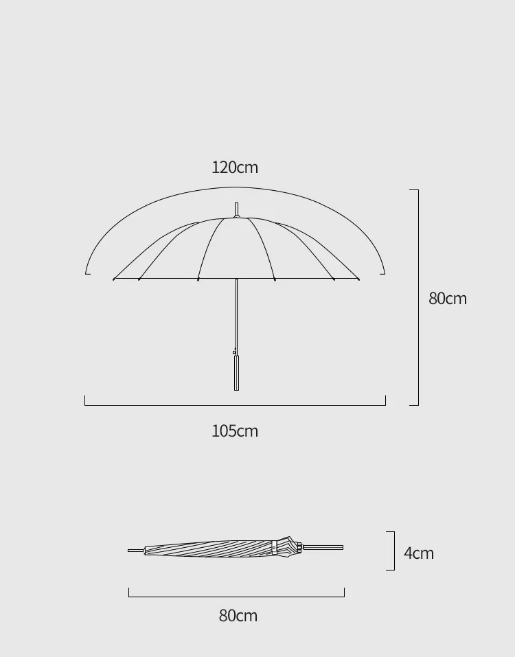 Lotus 2022 16 Ribs Straight Golf Waterproof Auto Open Large Umbrella، صورة تفصيلية 2