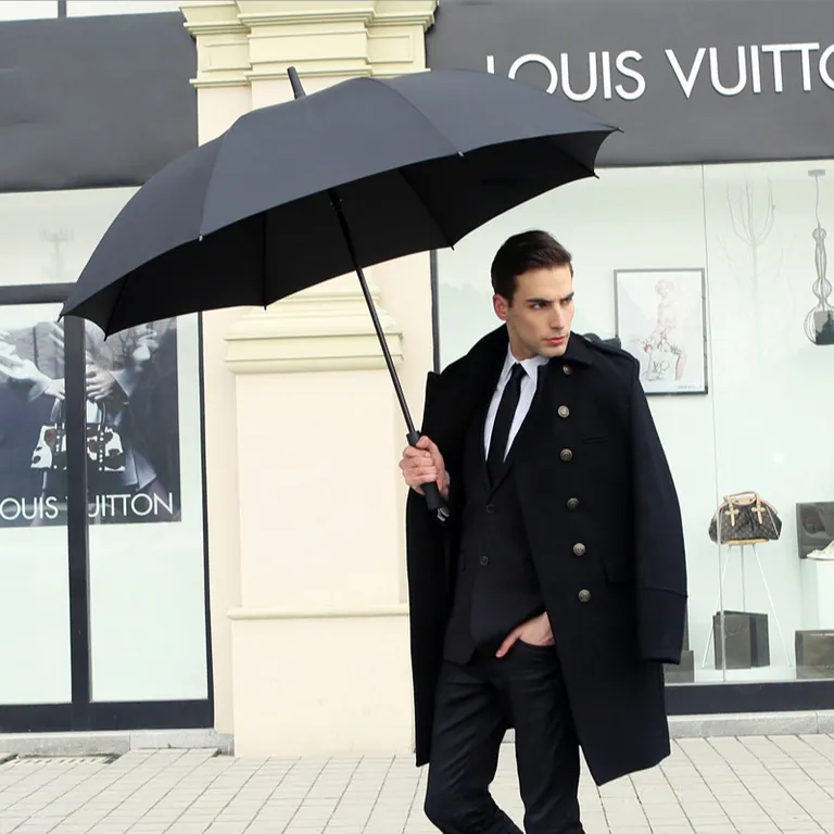 Vented Windproof Golf Umbrella with Logo Printing، صورة تفصيلية 4