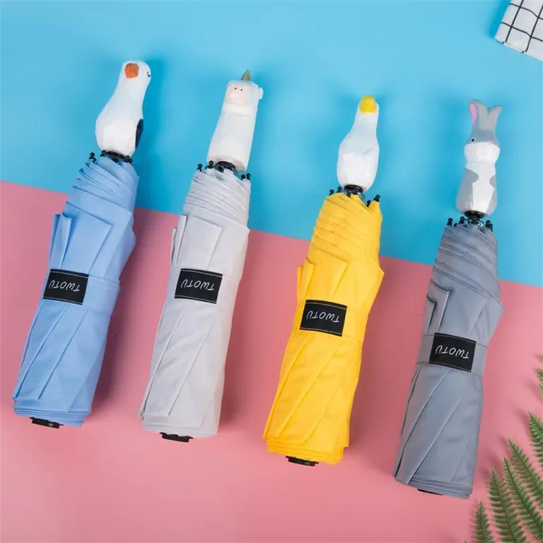 3 Folding Umbrella with Special Handle، الصورة 1