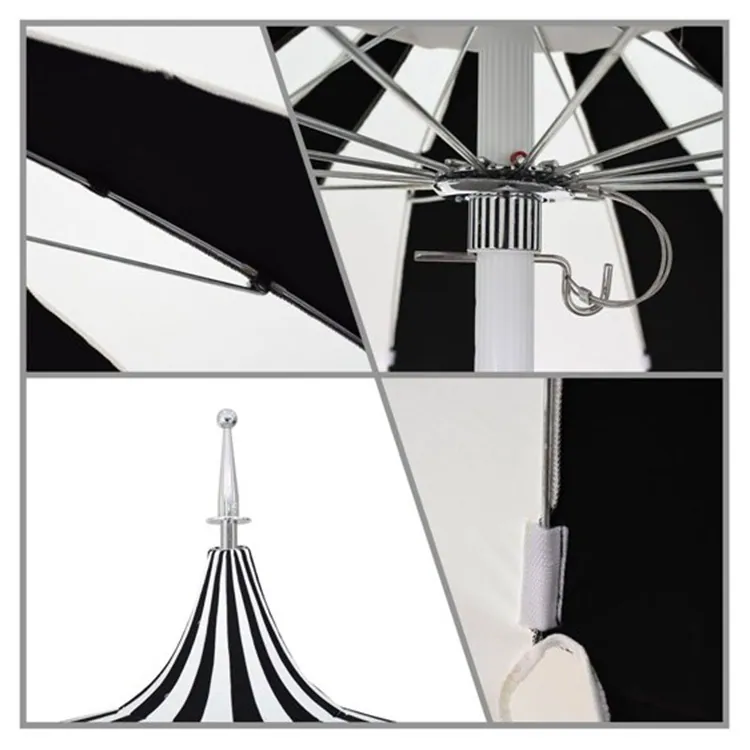 Wholesale Popular Sunshade Custom Printed Luxury Pagoda Patio Party Garden Umbrella,细节图 4