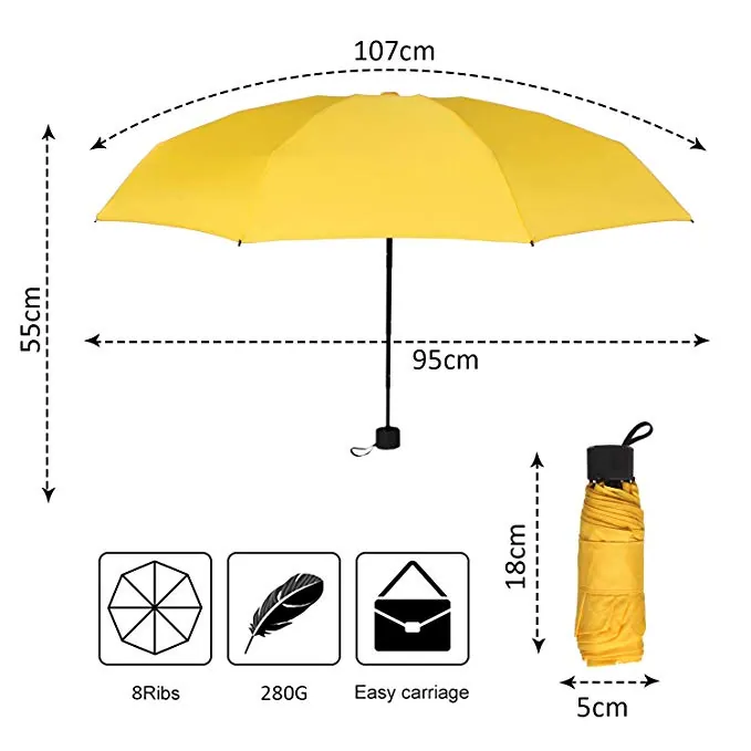 Custom pongee fabric manual 3 fold umbrella promotional rain umbrella, detail 3